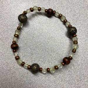 Brown and green bracelet